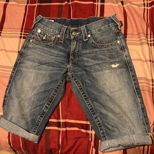 True Religion Jean Shorts